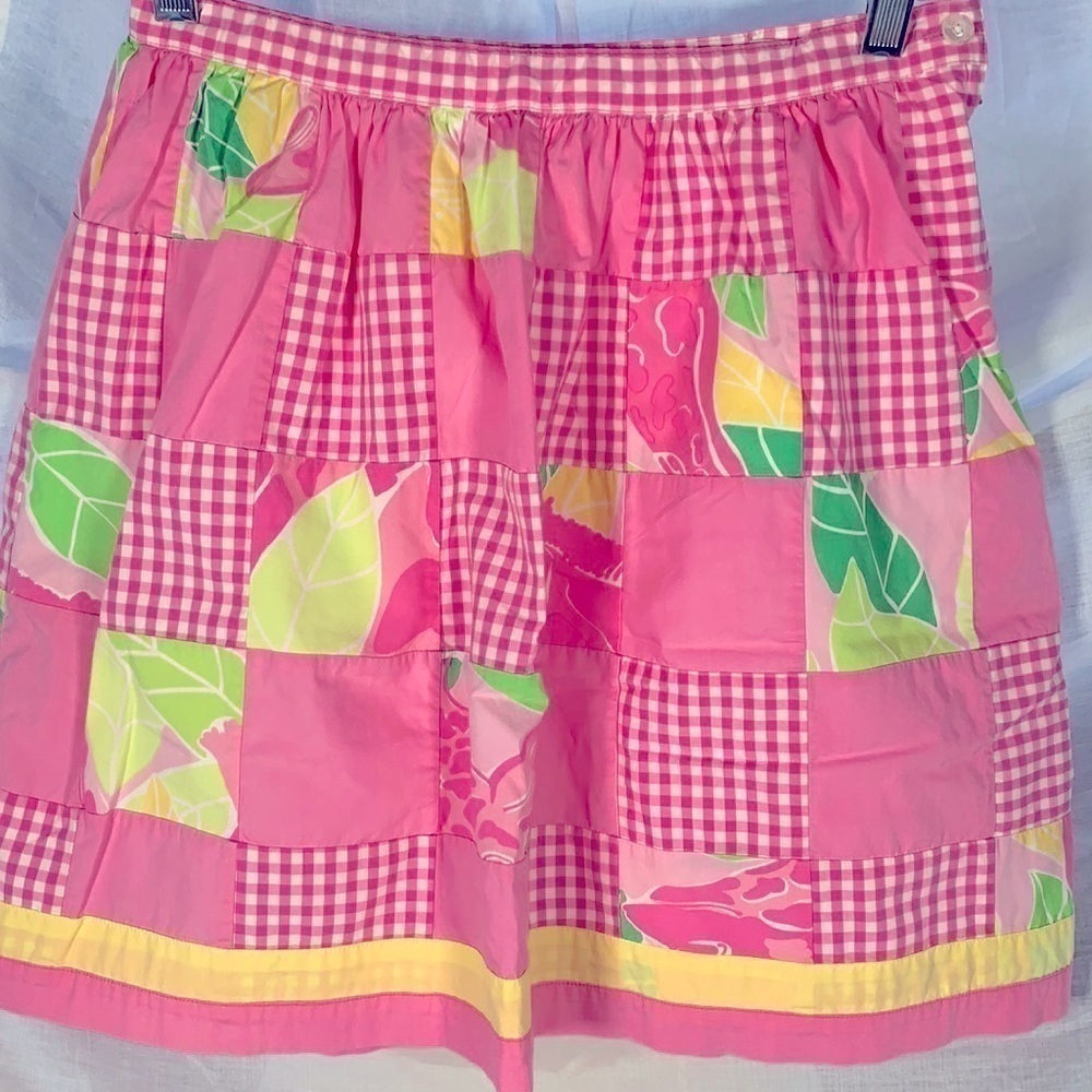 Lilly Pulitzer patchwork skirt preteen size 16